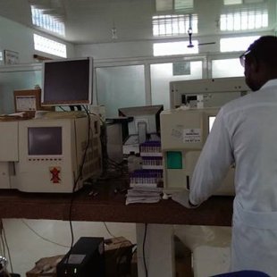 Blood screening station