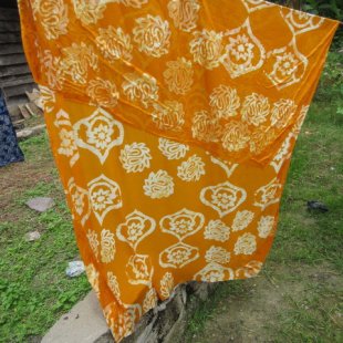 The finished product of my Batik fabric!