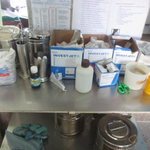 Main supplies at the Mat. Ward