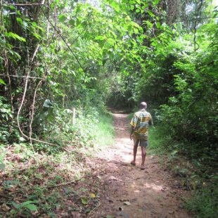 The walk to the Slave River