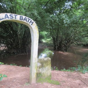 After the slaves long journey by foot, they took their last bath here before they were to 