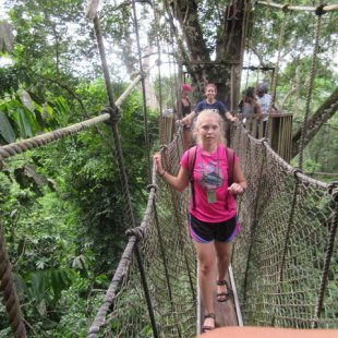 Action shot of Charli