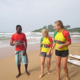 Telling us we must run before we surf... I didn't sign up for cardio