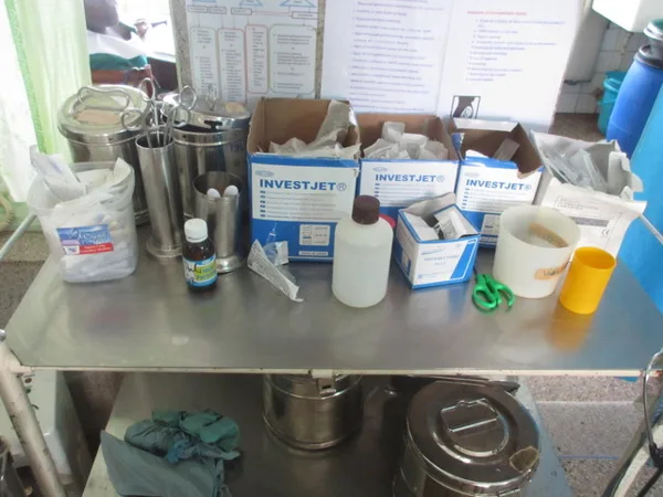 Main supplies at the Mat. Ward