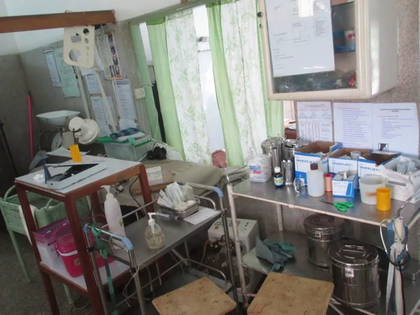 Main station in the delivery room at the maternity ward. These are all their essential too