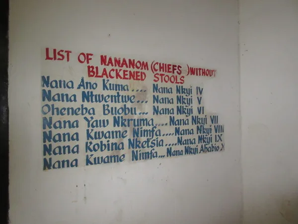 Names of local cheifs who have passed away