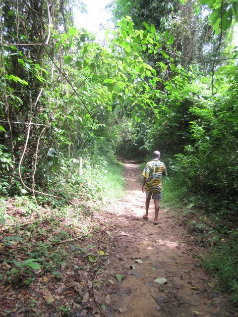 The walk to the Slave River
