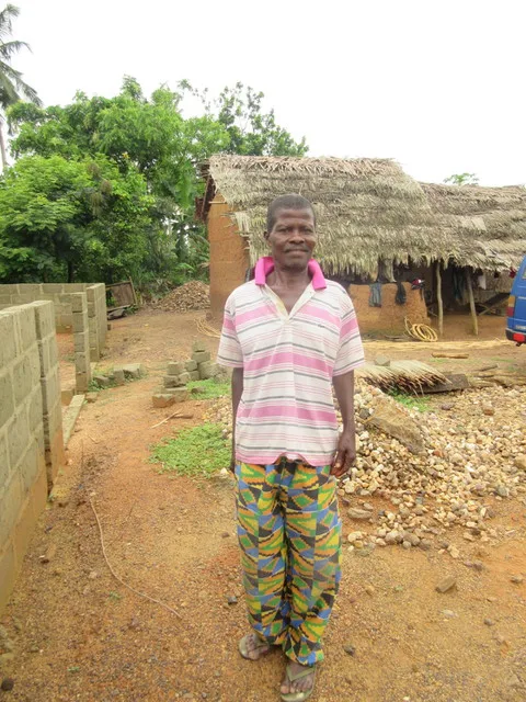 Very happy villager