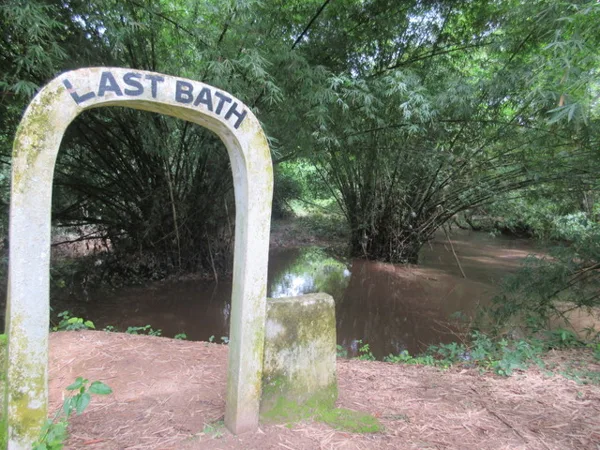 After the slaves long journey by foot, they took their last bath here before they were to 