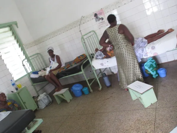 Another Mat. room. The buckets on the ground are what the women use for a rest room.
