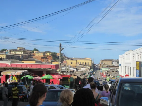 A view of Kotocraba, the big town market