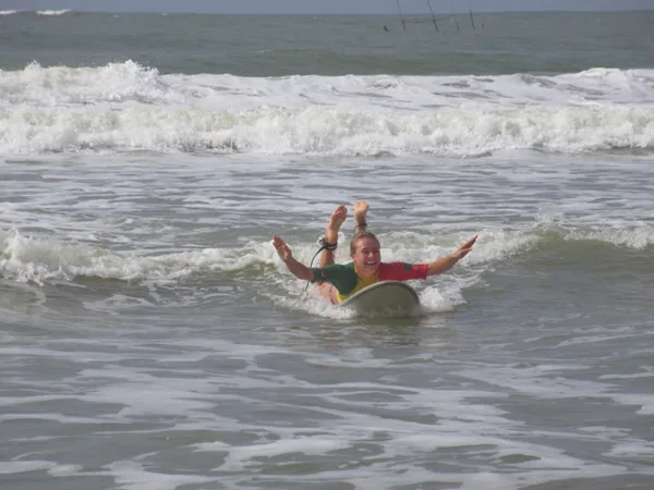 We had to master body boarding first... check!