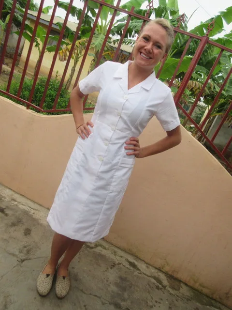 My custome made nurses uniform