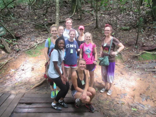 The group at our day hike in the Kakum forrest