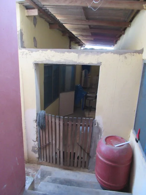 View of the hallway to rooms and bathroom